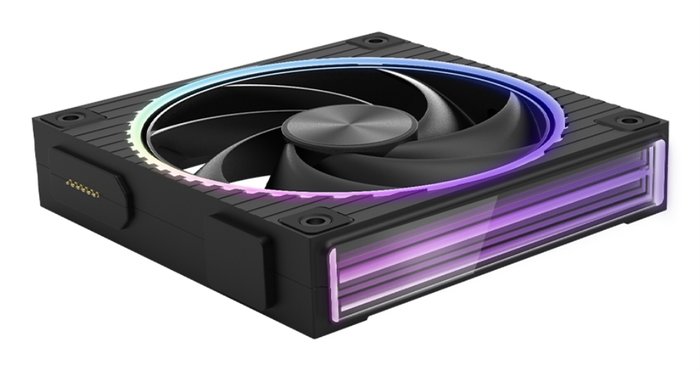 Zalman ZM-DF120 BLACK Ventilador para Ordenador, 12,4 cm, Negro