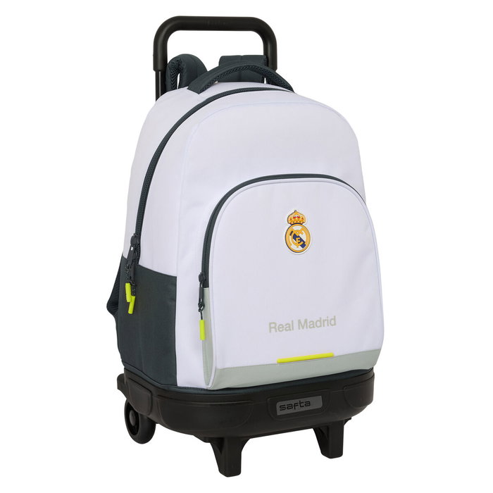 Safta Mochila con Ruedas Compact Extraíble Real Madrid Equipación 25/26
