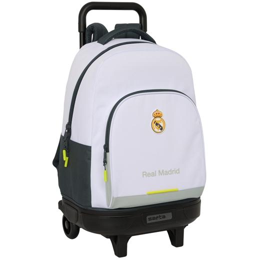 Safta Mochila Grande con Ruedas Compact Extraíble Real Madrid Equipación 25/26 33L 330x220x450mm