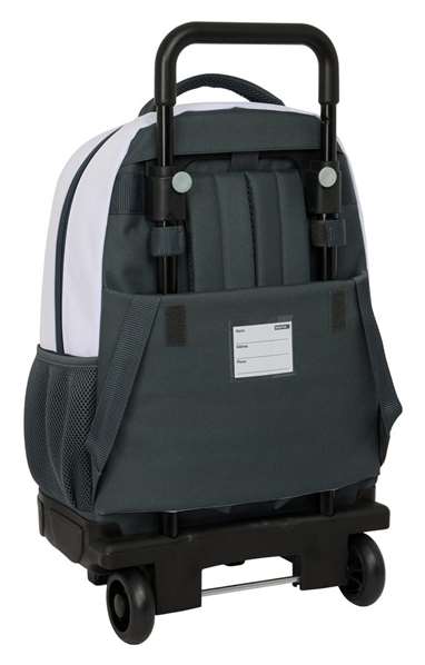 Safta Mochila con Ruedas Compact Extraíble Real Madrid Equipación 25/26