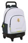 Safta Mochila con Ruedas Compact Extraíble Real Madrid Equipación 25/26