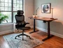 Q-connect Silla Sorrento con Respaldo de Malla y Base Metálica Negro