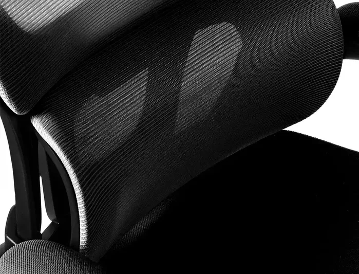 Q-connect Silla Sorrento con Respaldo de Malla y Base Metálica Negro