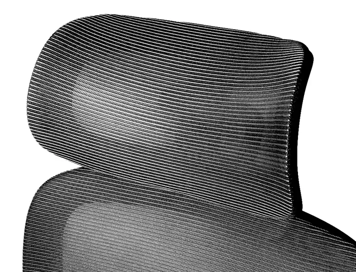 Q-connect Silla Sorrento con Respaldo de Malla y Base Metálica Negro