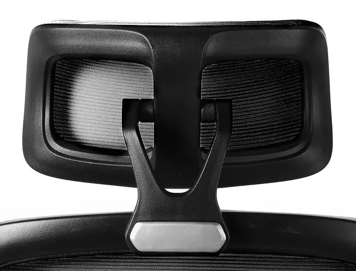 Q-connect Silla Sorrento con Respaldo de Malla y Base Metálica Negro