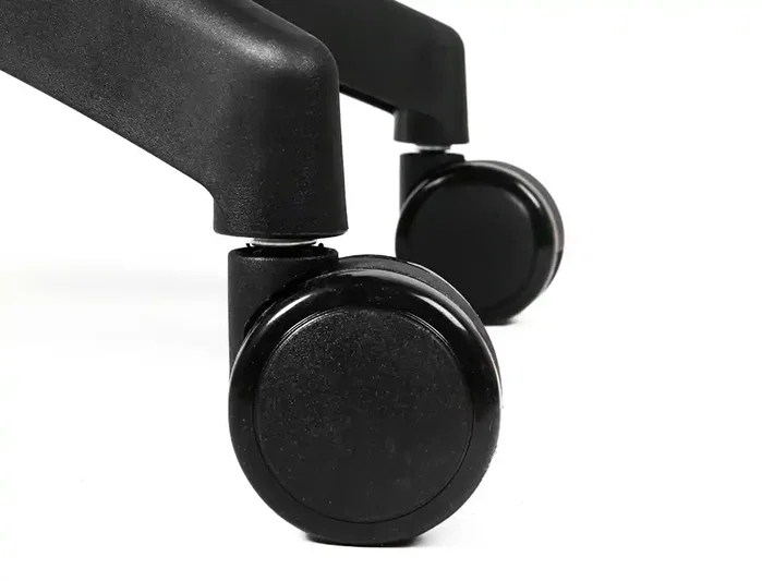 Q-connect Silla Sorrento con Respaldo de Malla y Base Metálica Negro