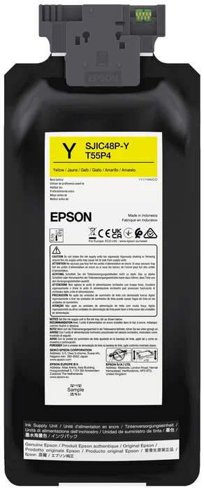 Epson SJIC48P-Y Cartucho de Tinta Amarillo 480 ml Epson SJIC48P-Y Cartucho de Tinta Amarillo 480 ml