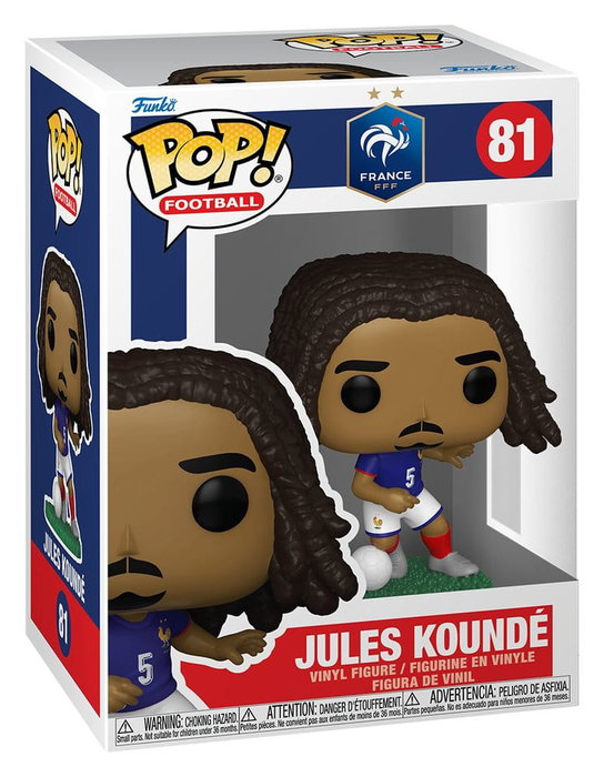 Funko POP! Football Jules Kounde Francia Figura de Vinilo Funko POP! Football Jules Kounde Francia Figura de Vinilo