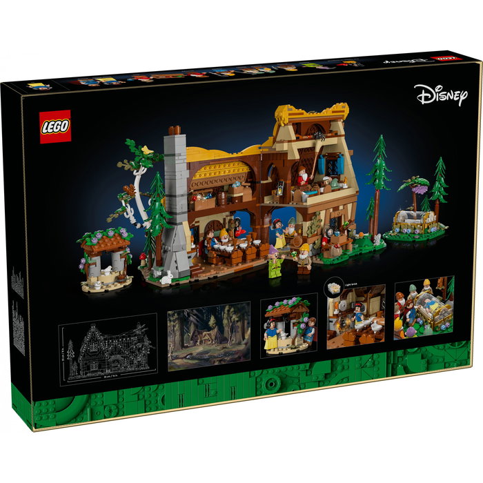 LEGO 43242 Disney La Cabaña de Blancanieves y los Siete Enanitos Juego de Construcción 2228 Piezas Mayores de 18 Años