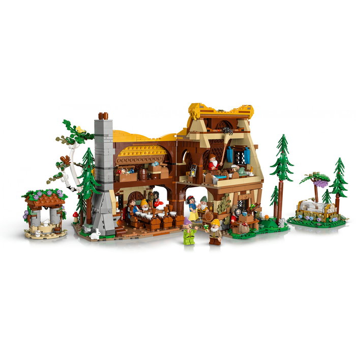 LEGO 43242 Disney La Cabaña de Blancanieves y los Siete Enanitos Juego de Construcción 2228 Piezas Mayores de 18 Años