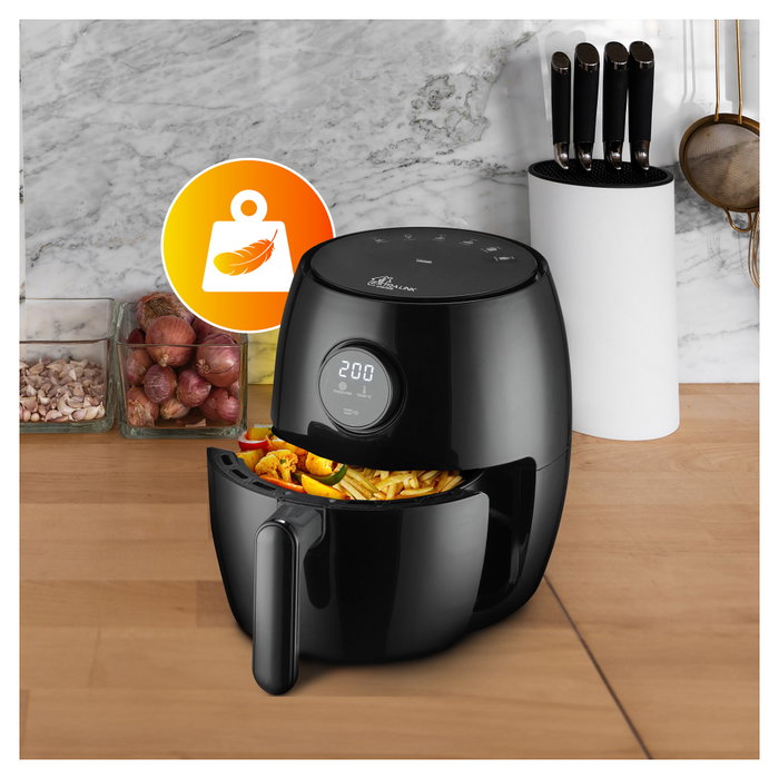 Extralink Freidora de Aire Caliente SJ-200 2L 1000W Negro