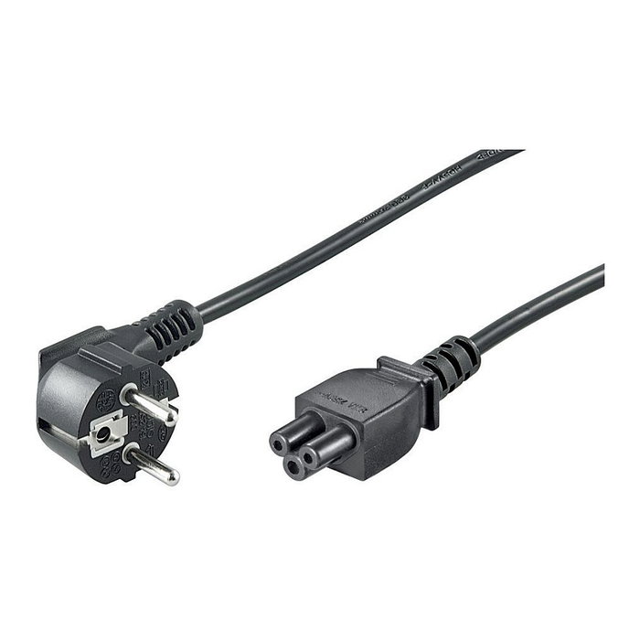 MicroConnect Cable de Alimentación Schuko Angulado C5, 1m