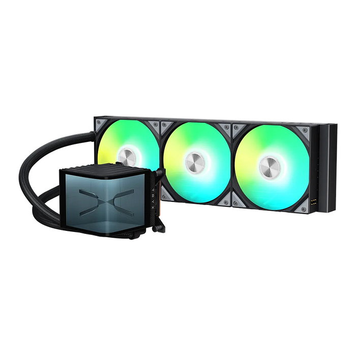 TRYX PANORAMA 360 ARGB AiO con pantalla 3D-AMOLED, 360mm, negro TRYX PANORAMA 360 ARGB AiO con pantalla 3D-AMOLED, 360mm, negro