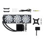 TRYX PANORAMA 360 ARGB AiO con pantalla 3D-AMOLED, 360mm, negro