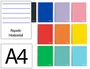Liderpapel Cuaderno espiral Micro Witty A4 tapa dura 120h 90gr horizontal 8mm 5 bandas 4 taladros colores surtidos