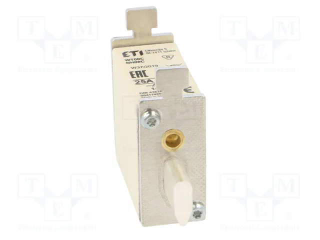 ETI POLAM Fusible NH00C de cartucho 25A 400VAC