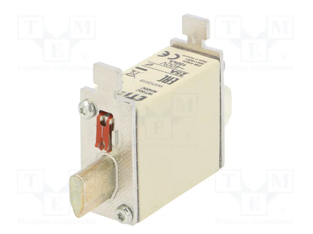 ETI POLAM Fusible NH00C de cartucho 25A 400VAC