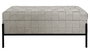 DKD Home Decor Descalcadora de Poliéster y Metal Gris Claro con Tapa