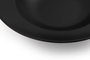 Hermia PT025126F956A0000000AMTE00 Plato de Servicio de Gres Cerámico Negro 26x26x8 cm Apto Microondas Congelador Lavavajillas