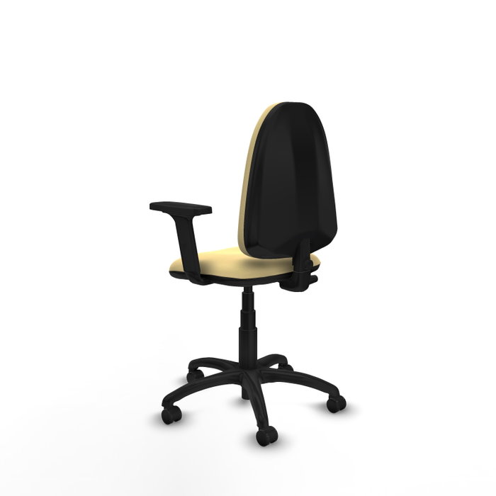 PIQUERAS Y CRESPO Silla de oficina Aýna Crema con Brazos 2D PIQUERAS Y CRESPO Silla de oficina Aýna Crema con Brazos 2D