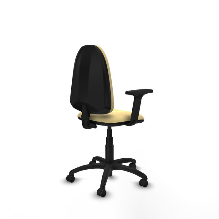 PIQUERAS Y CRESPO Silla de oficina Aýna Crema con Brazos 2D PIQUERAS Y CRESPO Silla de oficina Aýna Crema con Brazos 2D