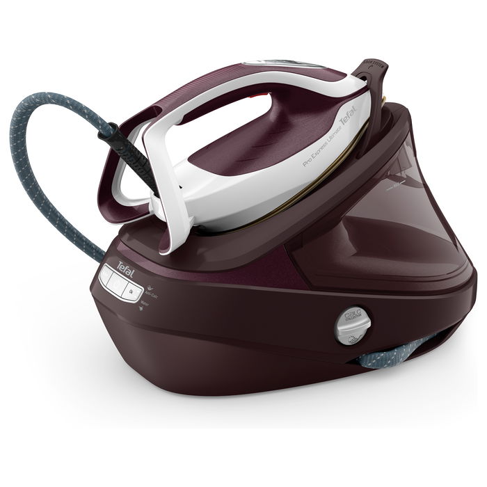 Tefal Pro Express Ultimate II GV9721 Estación de plancha a vapor, 600 g/min, 7.9 bar, Durilium AirGlide Autoclean, Rojo y Blanco Tefal Pro Express Ultimate II GV9721 Estación de plancha a vapor, 600 g/min, 7.9 bar, Durilium AirGlide Autoclean, Rojo y Blanco