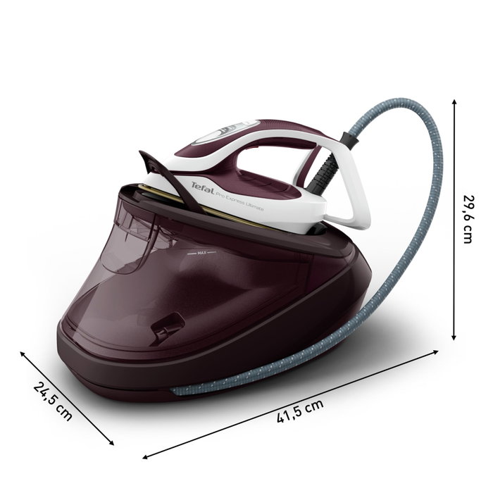Tefal Pro Express Ultimate II GV9721 Plancha de Vapor Rojo y Blanco