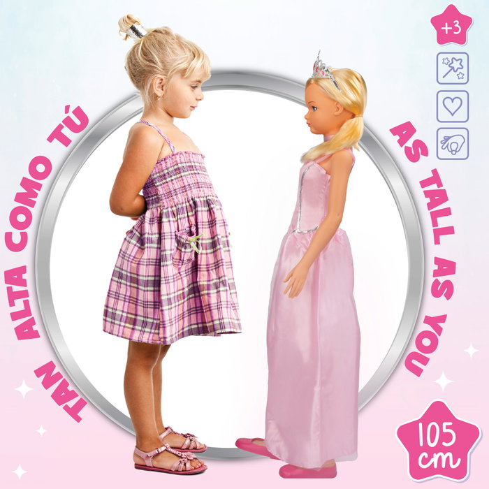 CB Toys Muñeca Grande Maria Princess de 105 cm