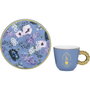 Bialetti Set de 2 Tazas de Espresso con Platos BRIDGERTON