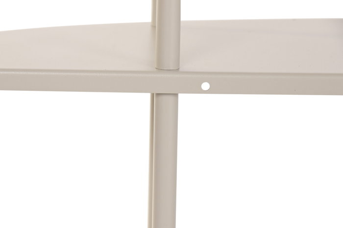 DKD Home Decor Consola Urban Cream 28 x 81 x 90 cm 3 Estantes Hierro