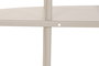 DKD Home Decor Consola Urban Cream 28 x 81 x 90 cm 3 Estantes Hierro