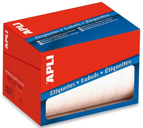 Apli Etiquetas Para Precios C-Romos 31x100 mm Escritura Manual Rollo 500 uds Blanco Apli Etiquetas Para Precios C-Romos 31x100 mm Escritura Manual Rollo 500 uds Blanco
