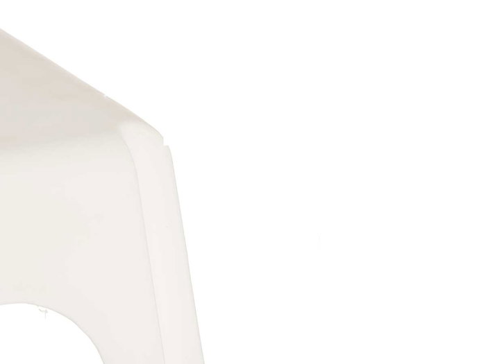 KIPIT Taburete Alto de Plástico Blanco (Pack de 12)