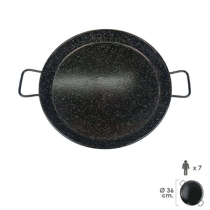 GARCIMA Paellera Valenciana Esmaltada 36 cm
