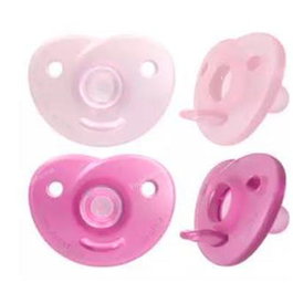 AVENT Chupete Soothie para Niña 0-6 Meses, Pack de 2 Unidades, Modelo SCF099/22
