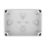DeLOCK Carcasa de instalación con entradas de cable 130 x 93 x 57 mm gris