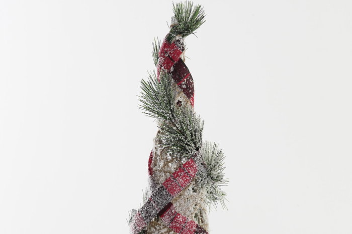 DKD Home Decor Cono Navidad Natural Verde 20 x 80 x 20 cm Set de 3 DKD Home Decor Cono Navidad Natural Verde 20 x 80 x 20 cm Set de 3