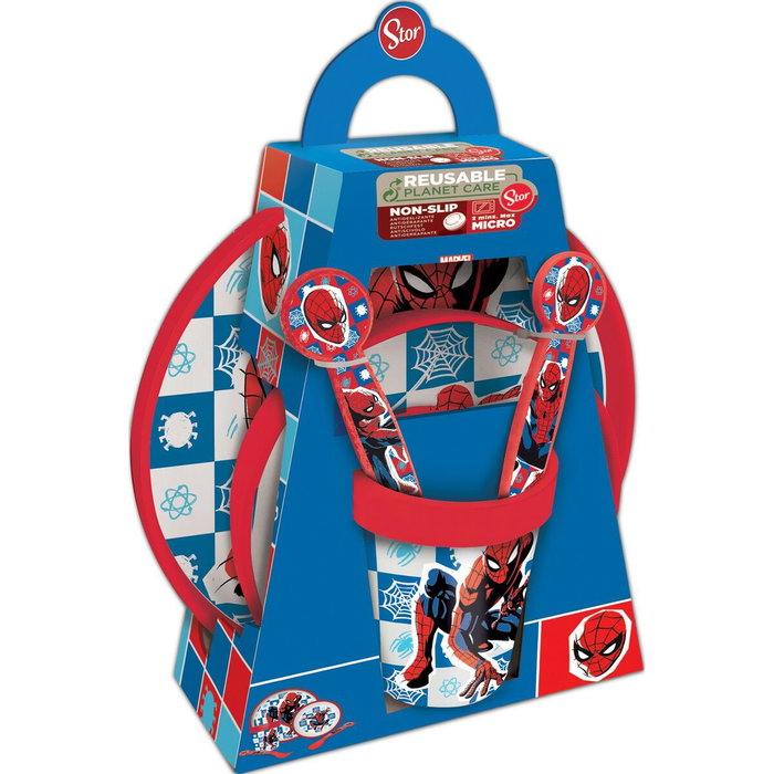 Licensing Set Premium Bicolor Antideslizante Spiderman 5 Pcs