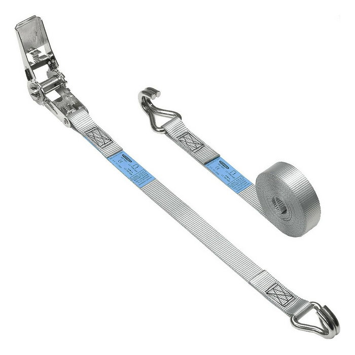 Ponsa Ratchet de acero inoxidable 25mm 5m con gancho cerrado Ponsa Ratchet de acero inoxidable 25mm 5m con gancho cerrado