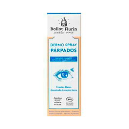 BALLOT-FLURIN Dermo Spray Parpados 15Ml para Párpados Cansados, Alivio de Bolsas y Sequedad, Ingredientes Ecológicos