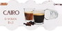 Arcoglass Set de 6 Vasos Cairo de 11cl para Carajillo