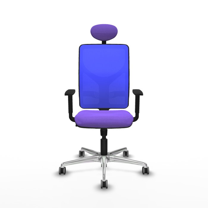 PIQUERAS Y CRESPO Silla de oficina Motilla con mecanismo Sincro, Azul y Lila PIQUERAS Y CRESPO Silla de oficina Motilla con mecanismo Sincro, Azul y Lila