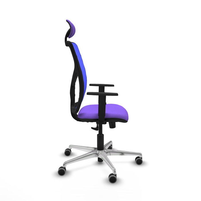 PIQUERAS Y CRESPO Silla de oficina Motilla con mecanismo Sincro, Azul y Lila PIQUERAS Y CRESPO Silla de oficina Motilla con mecanismo Sincro, Azul y Lila