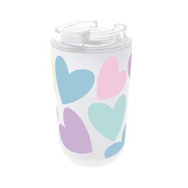 Aurea Vaso Térmico Ice Sweet Love con Interior Cerámico de 400 ml
