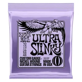 Ernie Ball Juego Cuerdas Guitarra Eléctrica Nickel Wound Ultra 10-48