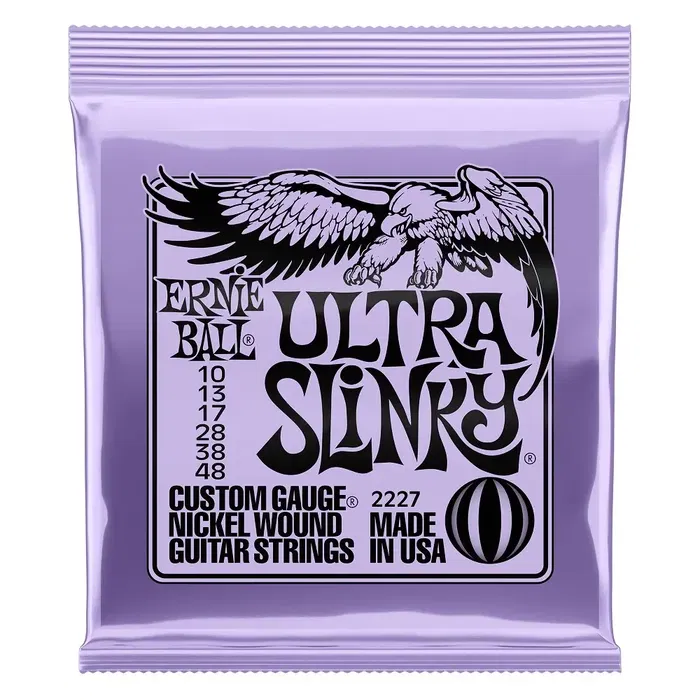 Ernie Ball Juego Cuerdas Guitarra Eléctrica Nickel Wound Ultra 10-48