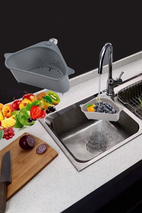 Hermia Ge-139Ucgenkose Organizador de Cocina Plástico Antracita 26 x 14 x 10 cm
