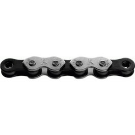 KMC Cadena K1 Ancha 110 Eslabones 1V Cromado Negro