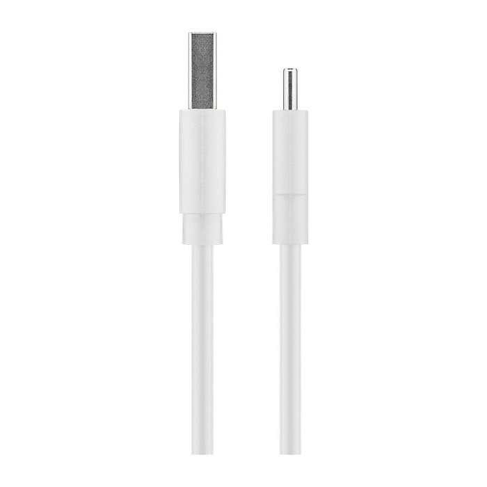 Goobay 45563 Cable de carga y sincronización USB-C 2.0 a USB A, 1 m, 3A, blanco