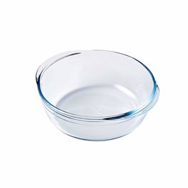 Fuente Redonda Vidrio Airfryer Ô Cuisine 26x26 cm- 2,3 L